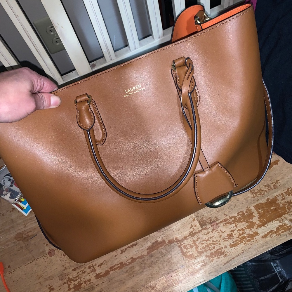 Polo Ralph Lauren Leather Satchel